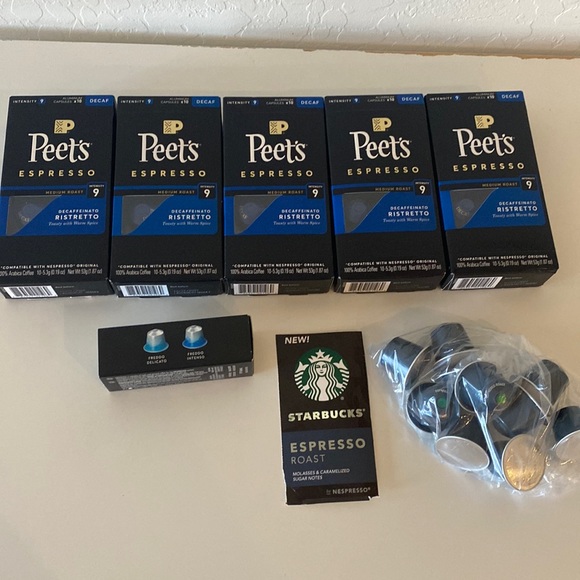 Nespresso Kitchen Nespresso Original Pods 62 Decaf Regular